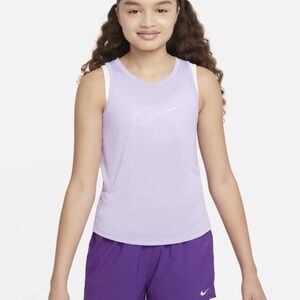 Nike One Older Kids' (Girls') Dri-FIT Training Tank in Lavender